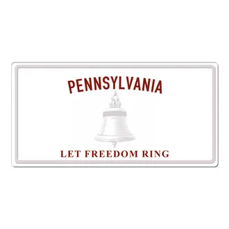 Pennsylvania USA Deko Kfz-Kennzeichen