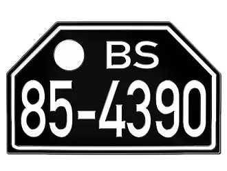 Historisches Nummernschild  Schleswig 48 - 56  neu