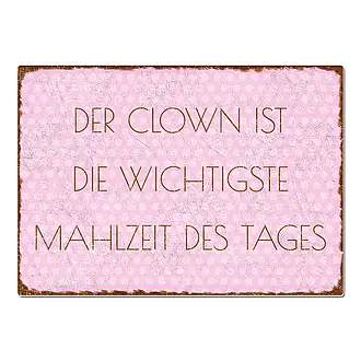 Vintageschild mit individuellem Spruch