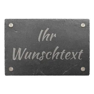 Schieferschild selbst gestalten