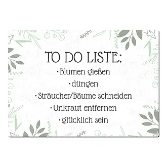 A4 Schild mit Checkliste