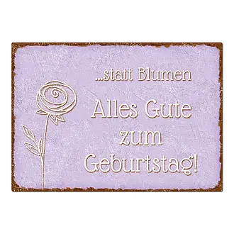 Vintageschild zum Geburtstag