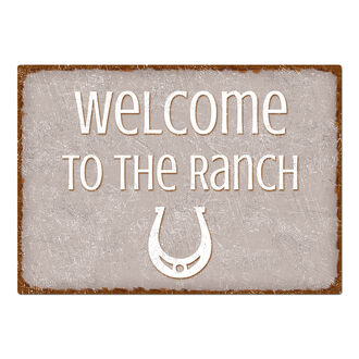 Schild für eine Ranchfarm