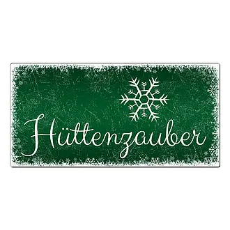 Schild Hüttenzauber