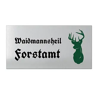 Schild Forstamt