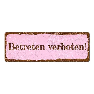 Shabby Schild mit Wunschtext