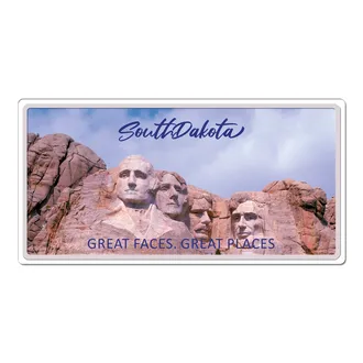 South Dakota USA Deko Autoschild mit persönlichem Wunschtext