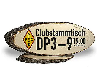 Stammtisch Schild aus Holz