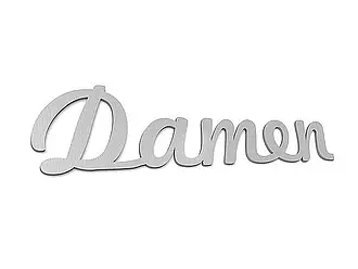 Türschild Damen - Freehand