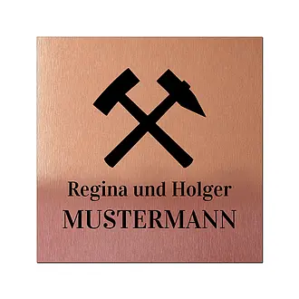 Türschild rosé