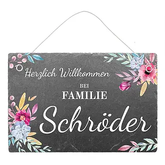 Schild Draht in weiß