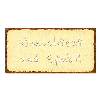 Türschild mit Name oder Wunschtext