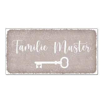 Türschild Vintage Look