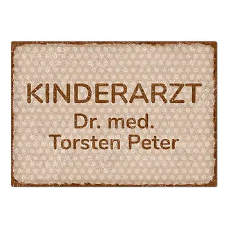 Vintage Schild für Arzt