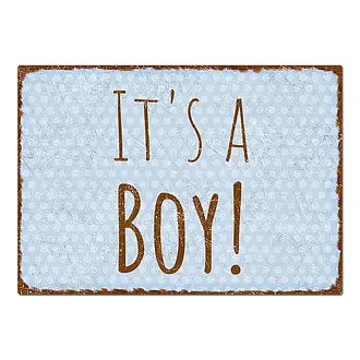 It's a Boy! Vintageschild