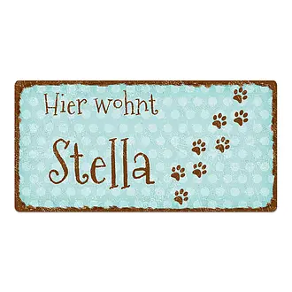 Vintageschild für ein Kinderzimmer