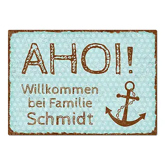 Türschild im Shabby Look