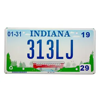 USA Nummernschild Indiana