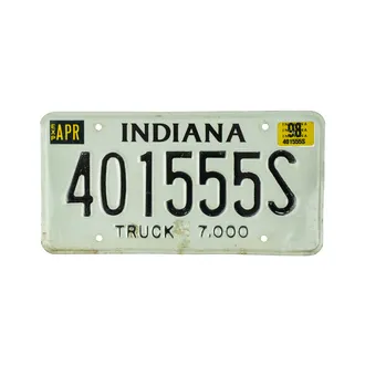 US Kennzeichen Indiana - original 