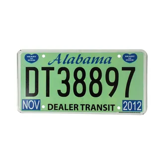 US Nummernschild Alabama - original - Stars fell on Alabama 