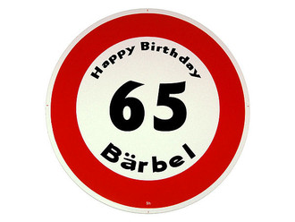 Geburtstagszahl 65