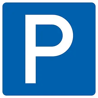 Parkplatzschild nach StVO