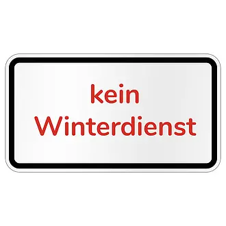 Verkehrszeichen mit Wunschtext