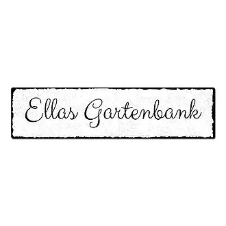 Namensschild im Design Eurokennzeichen