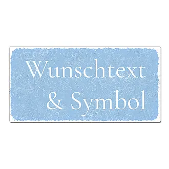 individuell gestaltetes Vintage Schild