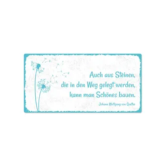 Vintageschild mit Lieblingsspruch