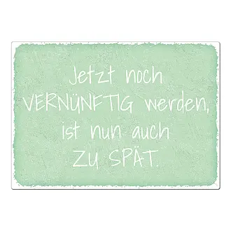 Vintage Schild mit Spruch