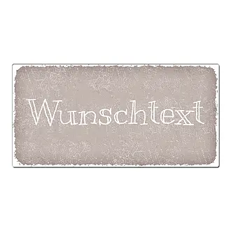 individuell gestaltetes Vintage Schild