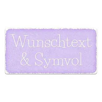 Vintage Schild mit Wunschtext