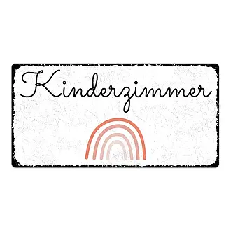 Blechschild fürs Kinderzimmer - vintage look