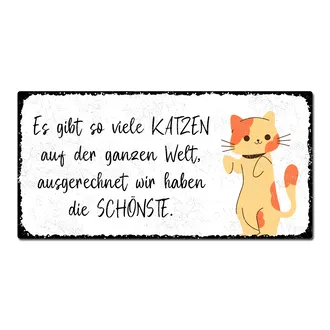 Vintageschild mit deinem Lieblingsspruch
