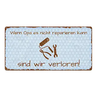 Türschild für eine Werkstatt