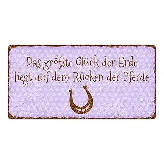 Türschild mit Spruch