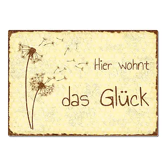 Türschild im Vintage Look