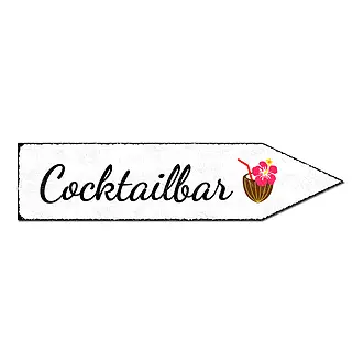 Wegweiser Cocktailbar