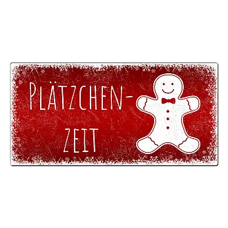 Schild Plätzchenzeit