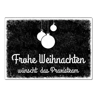 Schild "Frohe Weihnacht!"