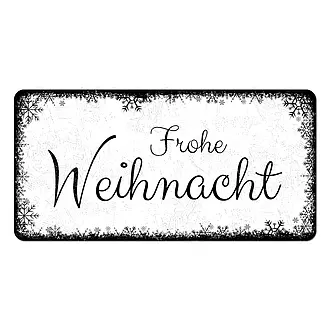 Schild "Frohe Weihnacht!"