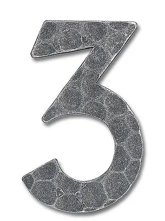 Ziffer 3 - H: 13 cm