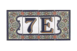 Spanische Hausnummer mit Buchstabe