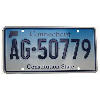 US-Nummernschild Connecticut