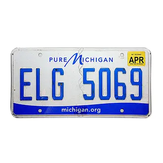 US Kennzeichen Michigan - original Nummernschild aus den USA - Schilder  online kaufen