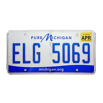 US Kennzeichen Michigan - original Nummernschild aus den USA