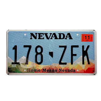 US-Nummernschild Nevada