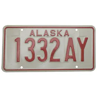 US Nummernschild Alaska