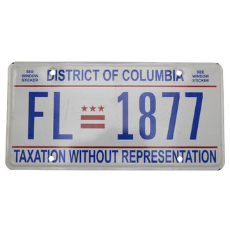 Kennzeichen // US License Plate // KFZ Blechschild USA Nummernschild DC Washington D.C 